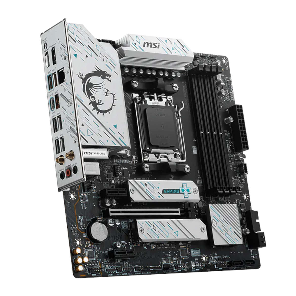 MSI B650M Gaming Plus WiFi AM5 M-ATX Gaming Motherboard