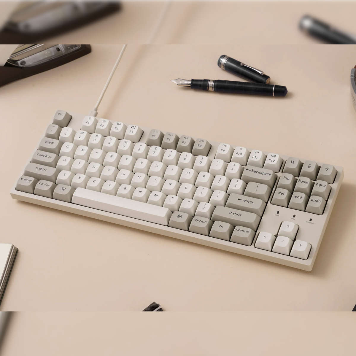 Keychron C1 Pro 8K 80% Super Red Hot-swappable RGB Wired Mechanical Keyboard