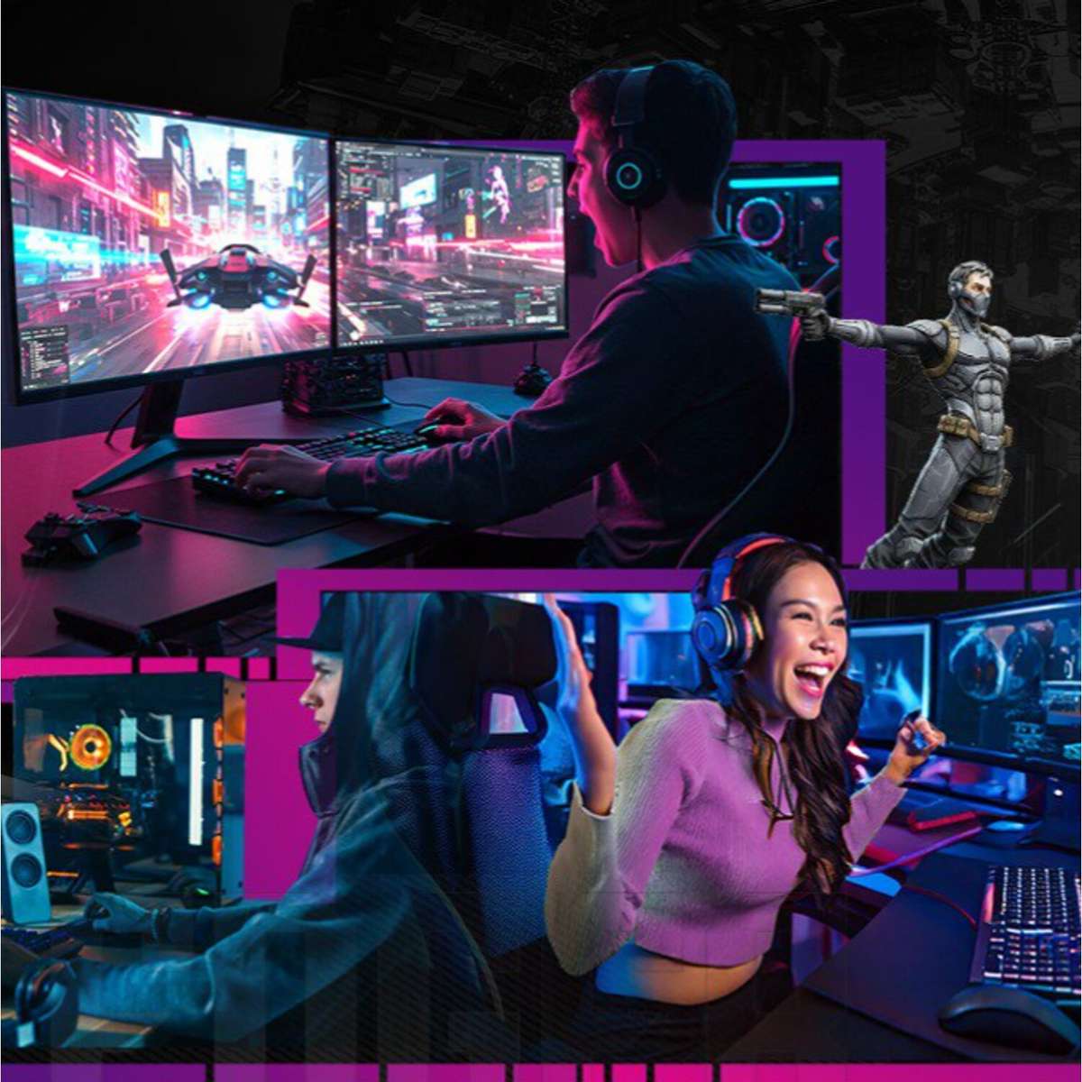 ASRock Challenger Pure 360 AIO Liquid Cooler - Black