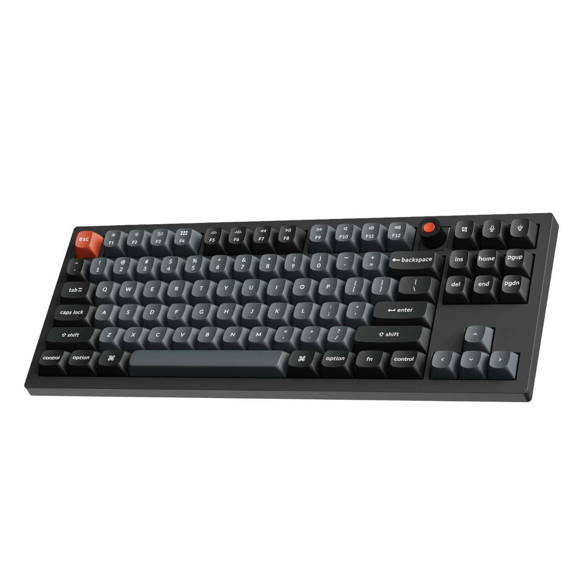 Keychron V3 Ultra 80% 8K Red Switch Hot-Swap RGB Wireless Keyboard - Black