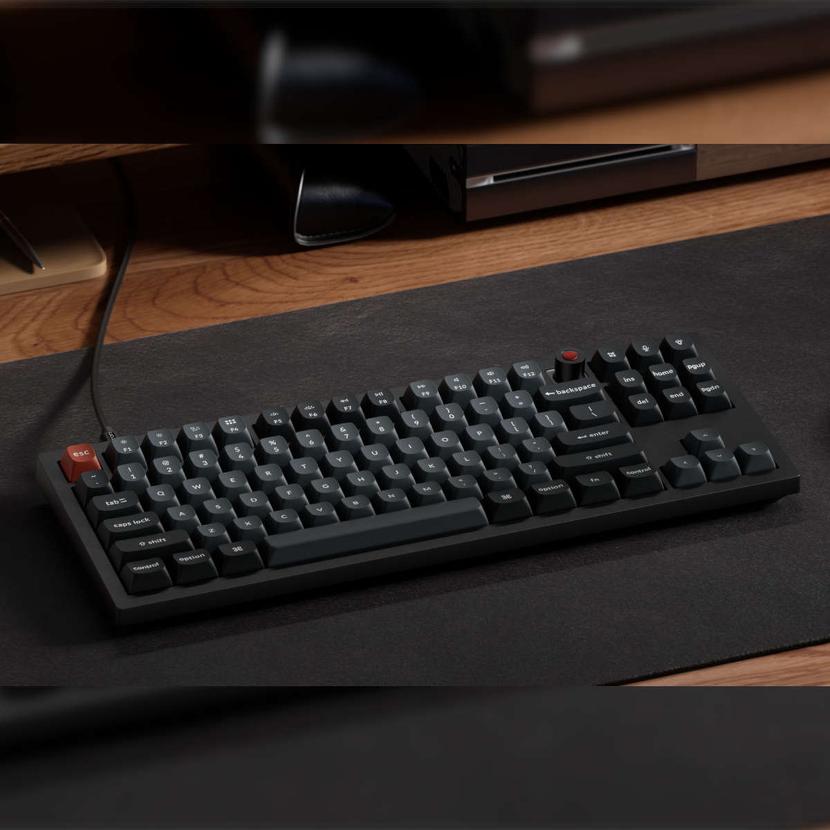 Keychron V3 Ultra 80% 8K Red Switch Hot-Swap RGB Wireless Keyboard - Black