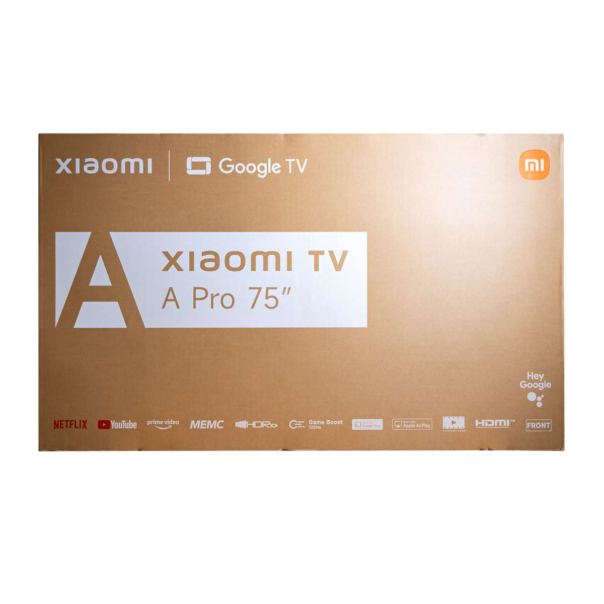 Xiaomi A Pro 75" QLED 4K Smart TV (HDR10+, Google TV, Dolby Audio, 60Hz)