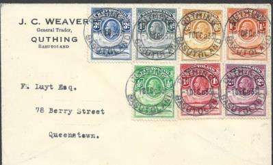 (Item 00095) Basutoland Used Letter