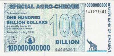 (Item 00299) Zimbabwe 2008