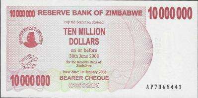 (Item 00637) Zimbabwe 2008