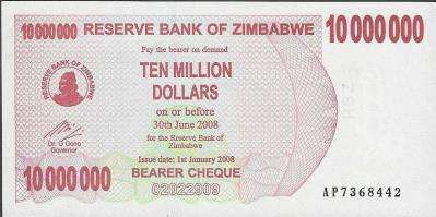 (Item 00637) Zimbabwe 2008