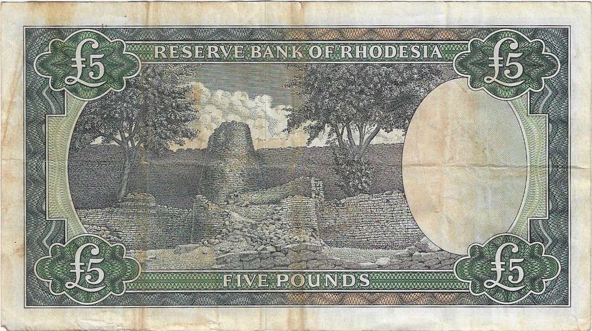 (Item 00793) Rhodesian Banknote 1966