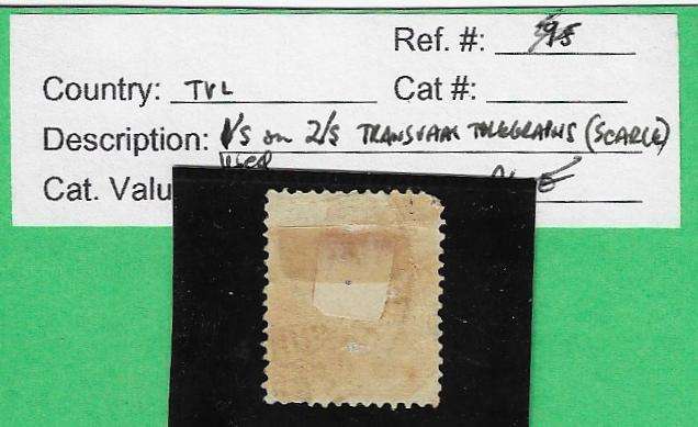 (Item 00988) Tranvaal Telegraphs - Pre 1900