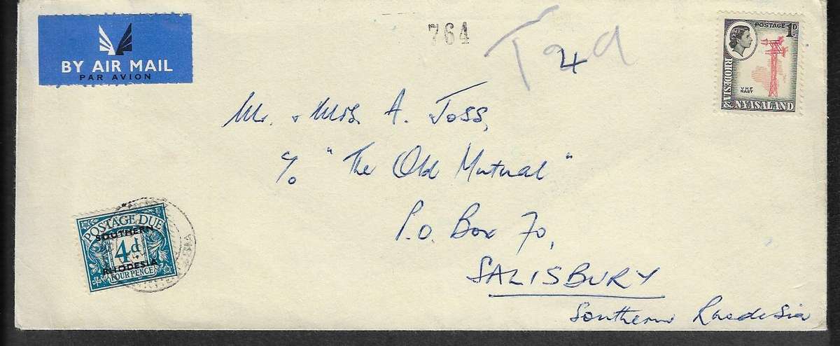 (Item 01054) Southern Rhodesia 1961