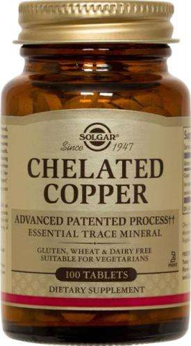 Solgar Chelated Copper tablets