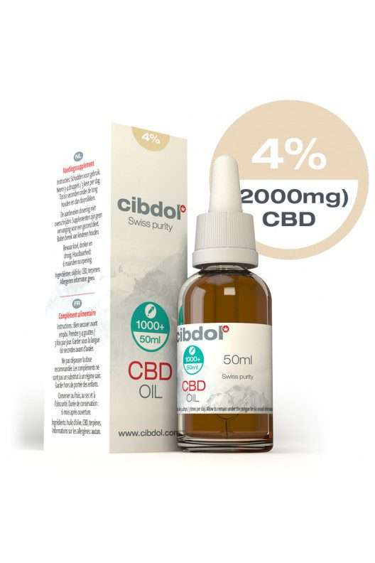 Buy Cibdol CBD Hemp Oil 2000mg 4 % Online