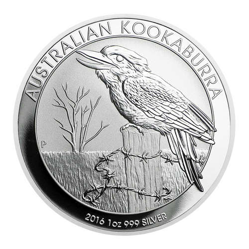 1oz  999.9%  Pure Silver Brilliant 1oz  2016  Australian Kookaburra coin