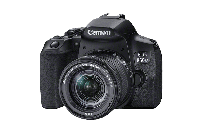 Canon EOS 850D Camera + Ef 18-55mm Lens