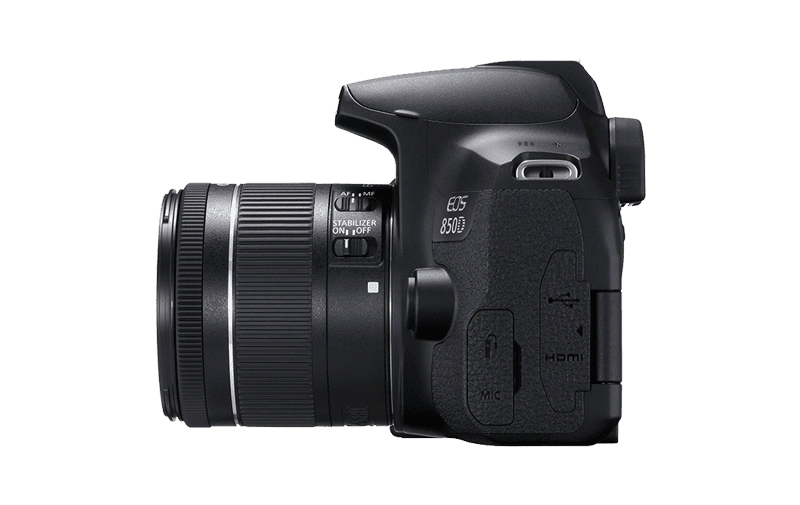 Canon EOS 850D Camera + Ef 18-55mm Lens