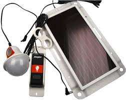 Energizer Solar Area Light and Solar Panel
