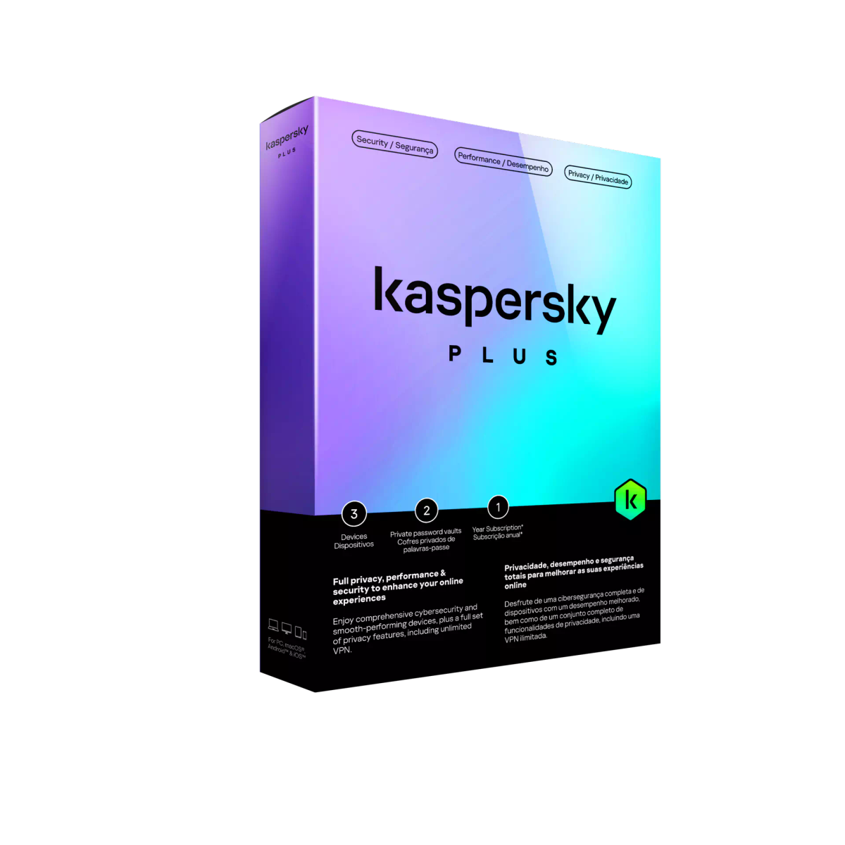 Kaspersky Plus 3 devices 1y