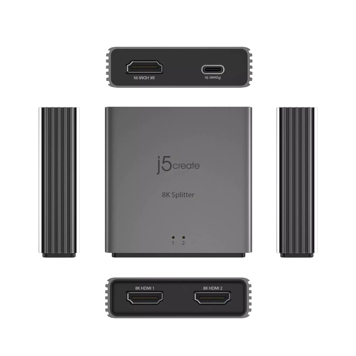 J5 JDSH812 1->2 8K hdmi split