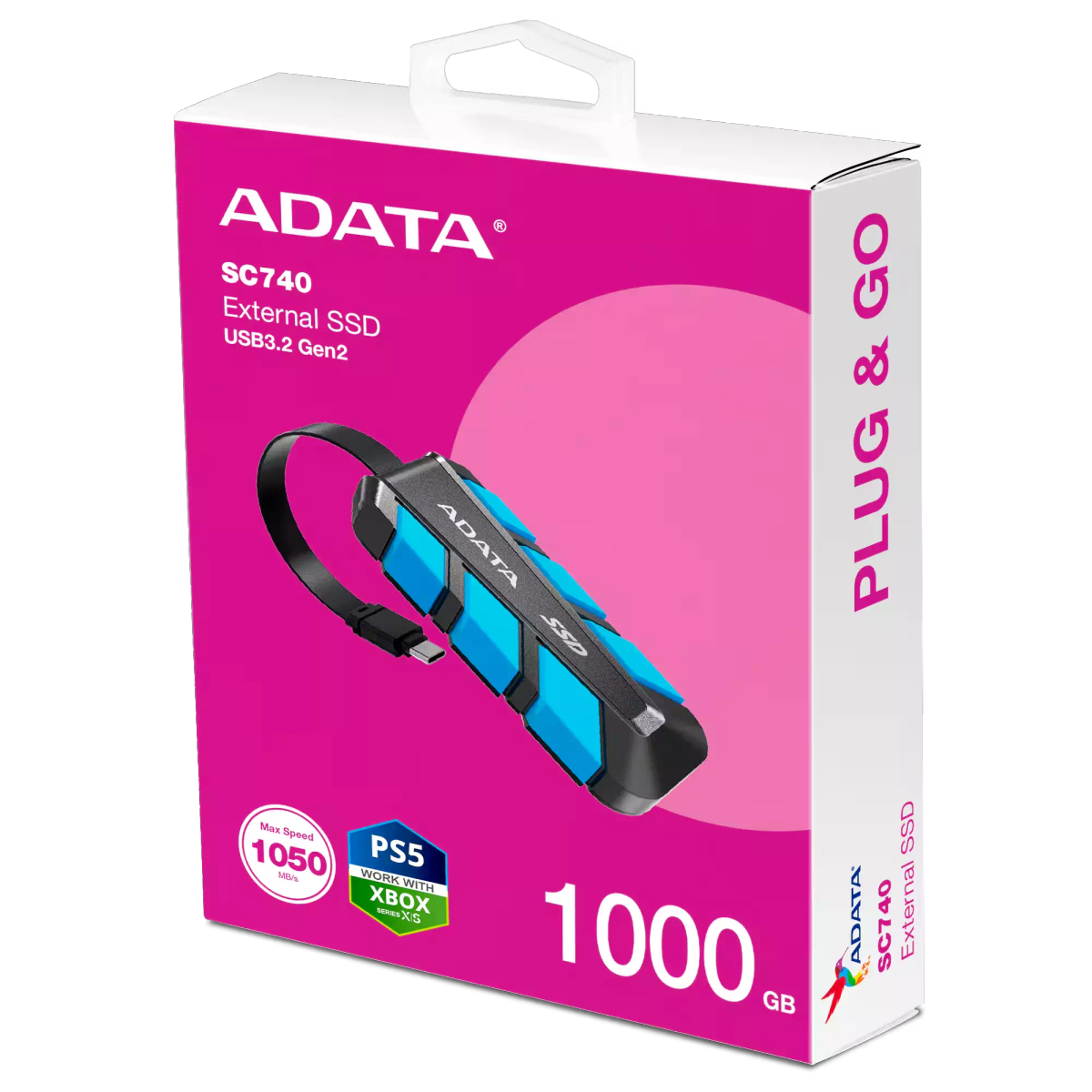 ADATA 1Tb SC740 type-C u3 gen2