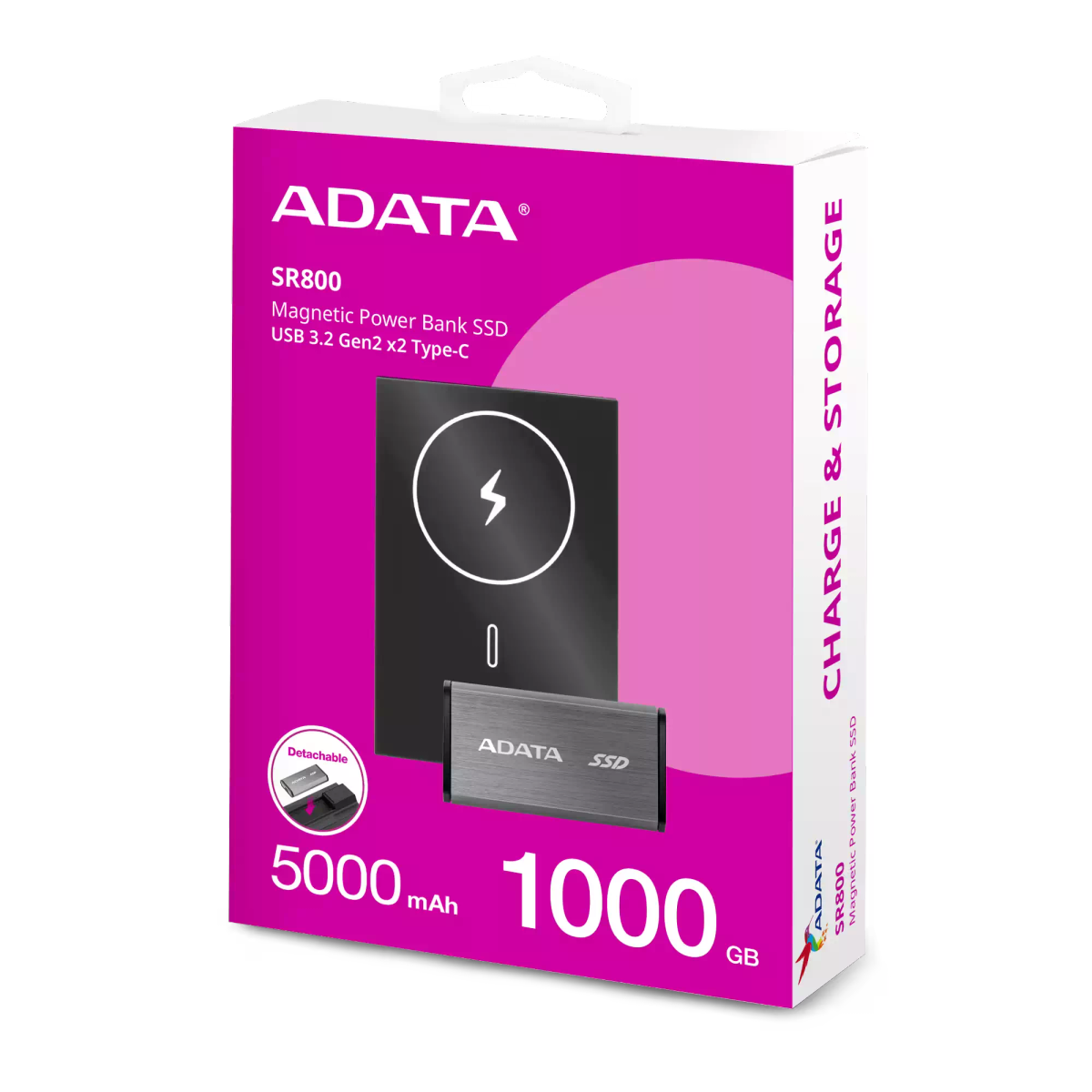 ADATA 1Tb SR800 +Mag PowerBank