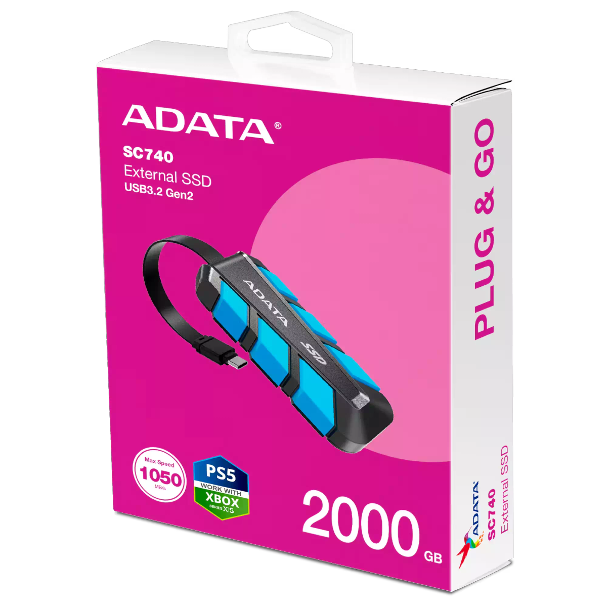 ADATA 2Tb SC740 type-C u3 gen2