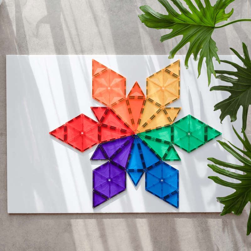 Connetix Tiles Rainbow 30 pc Geometry Pack