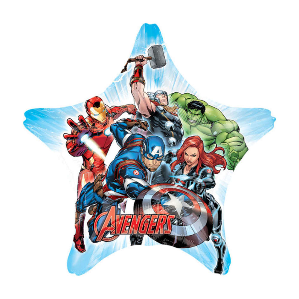 Avengers SuperShape Foil Star Balloon