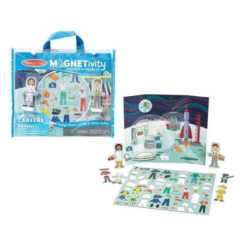Melissa &amp; Doug: Magnetivity Magnetic Dress-Up Play Set: Dress &amp; Play Careers
