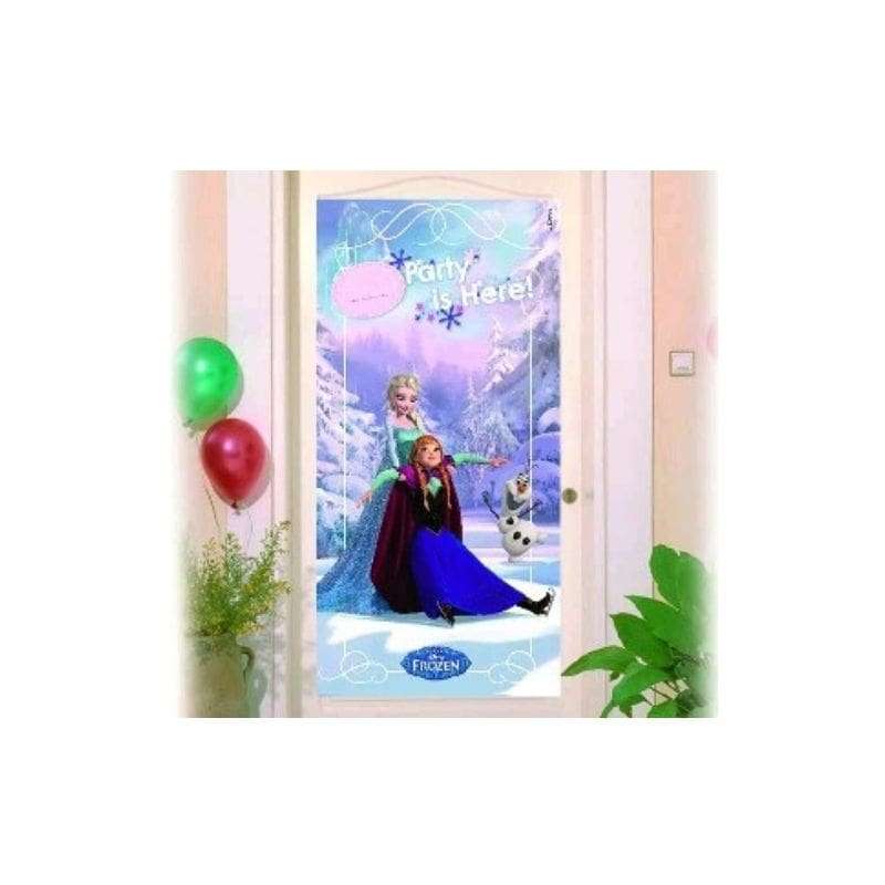 Frozen Northern Lights Party Door Banner