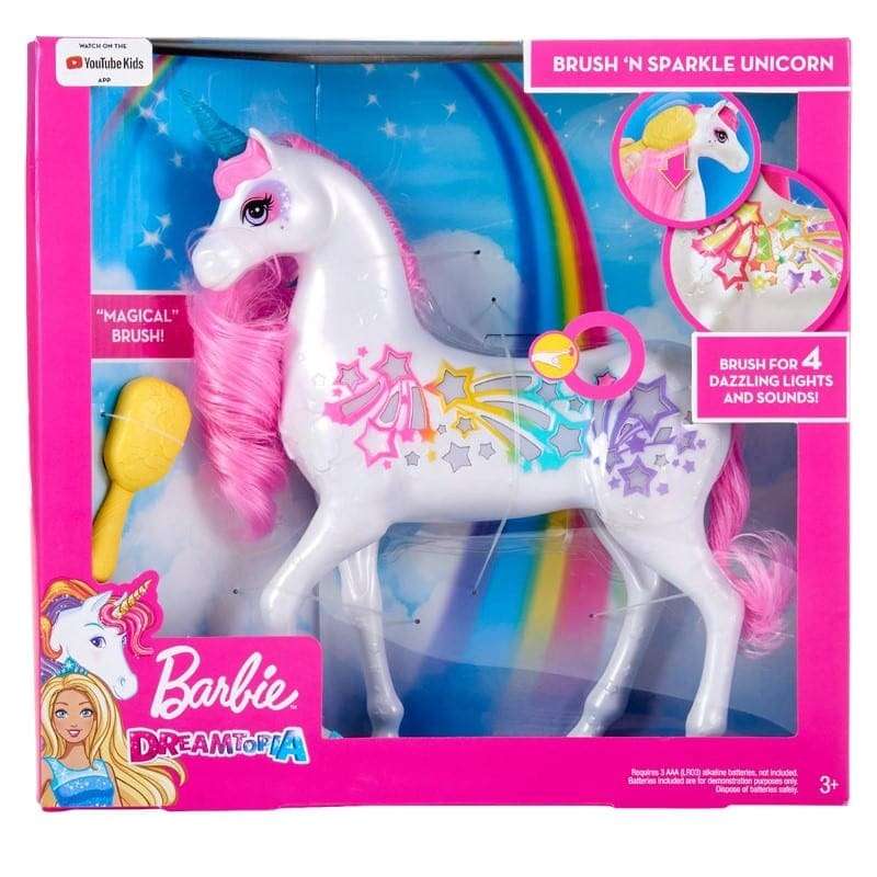 Barbie Dreamtopia Brush n Sparkle Unicorn