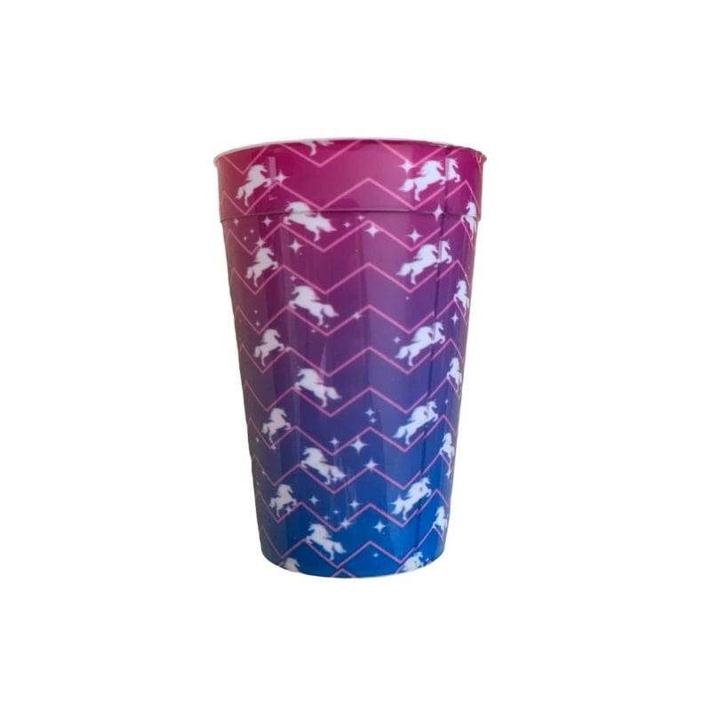 Unicorn Plastic Cups (Multi Coloured with Unicorn)