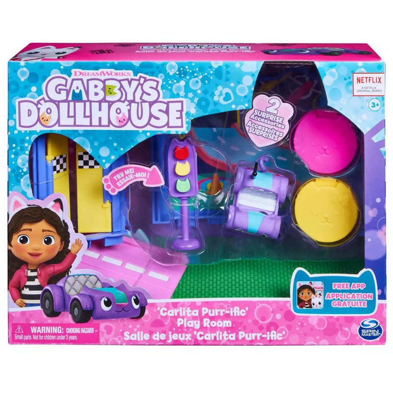 Gabby's Dollhouse Set - Deluxe Room - Play Room