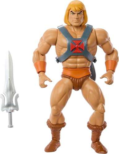 Masters of the Universe Origins Toy Cartoon Collection He-Man Action Figure (Card and Blister Iss...