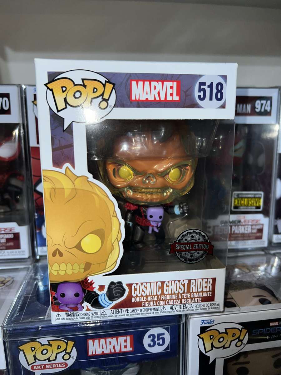 Funko POP! Marvel Cosmic Ghost Rider (minor window scratches)