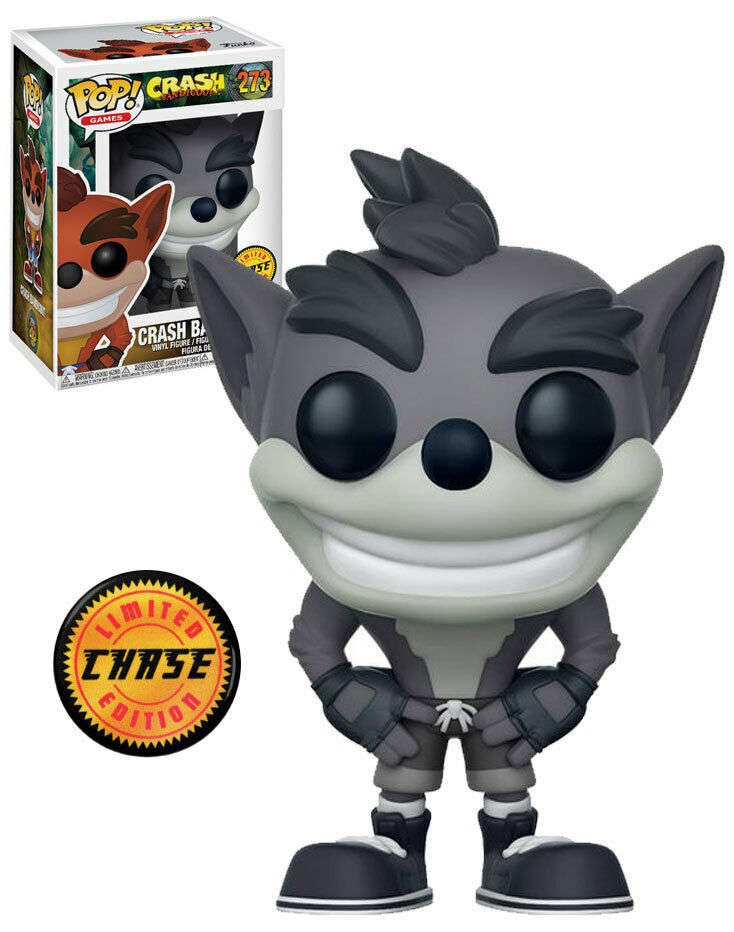 Funko Pop! Crash Bandicoot Chase #273 (7/10 box condition, minor flaws)