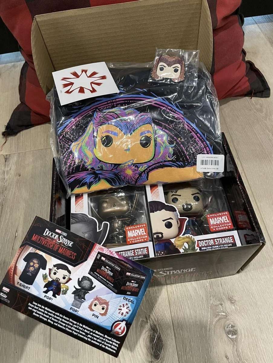 Funko POP! Tees Marvel Doctor Strange in the Multiverse of Madness Blacklight Size 2XL T-Shirt Co...