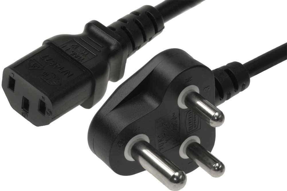 Gadgetgyz 3-Pin Desktop Power Cable
