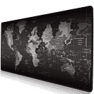 World Map Anti-Slip Extended Mouse Pad