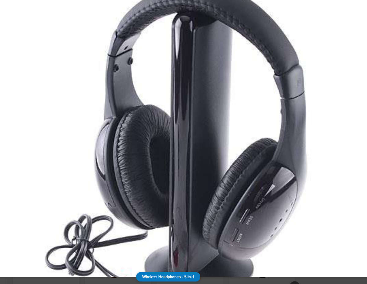 Wireless Headphones - 5-in-1