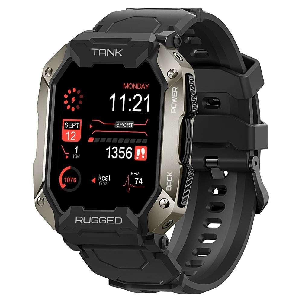 KOSPET TANK M1 PRO Tough Rugged Waterproof Smart Watch - Activity Tracker - Black