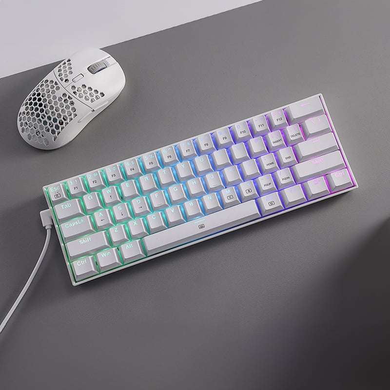 REDRAGON DRAGONBORN Wired Mechanical Keyboard RGB67Key Design - White