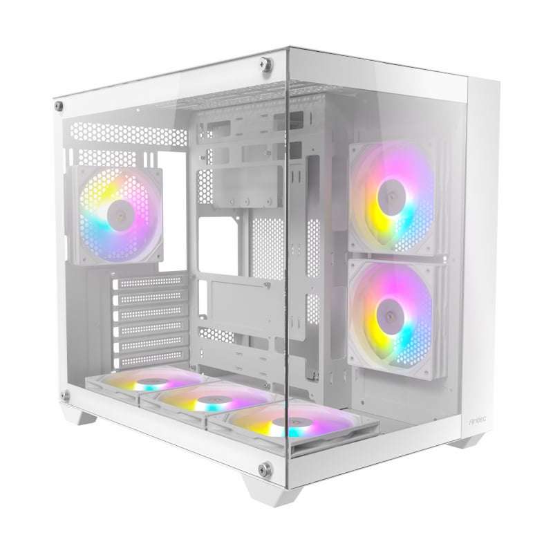 Antec CX800 Elite ATX | Micro-ATX | ITX RGB Mid-Tower Dual Chamber Gaming Chassis - White