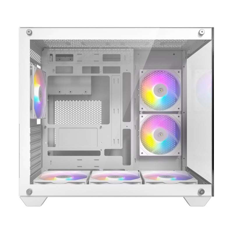 Antec CX800 Elite ATX | Micro-ATX | ITX RGB Mid-Tower Dual Chamber Gaming Chassis - White