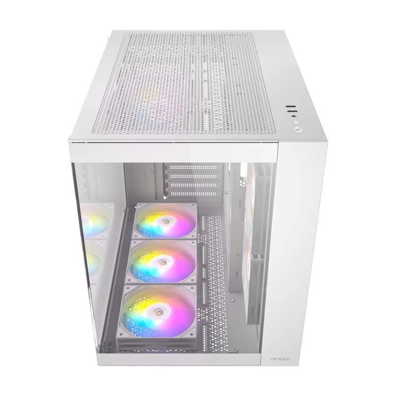 Antec CX800 Elite ATX | Micro-ATX | ITX RGB Mid-Tower Dual Chamber Gaming Chassis - White