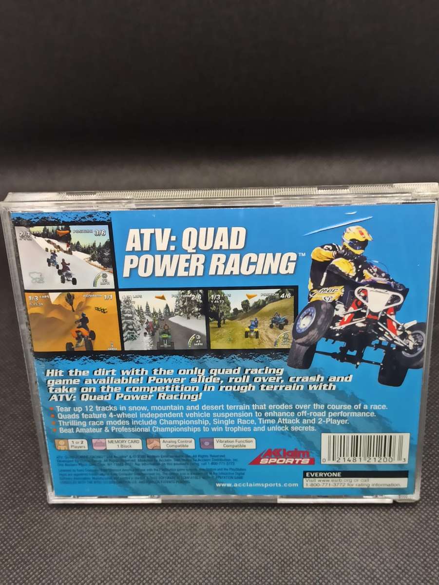 ATV Quad Power Racing : PS1 NTSC