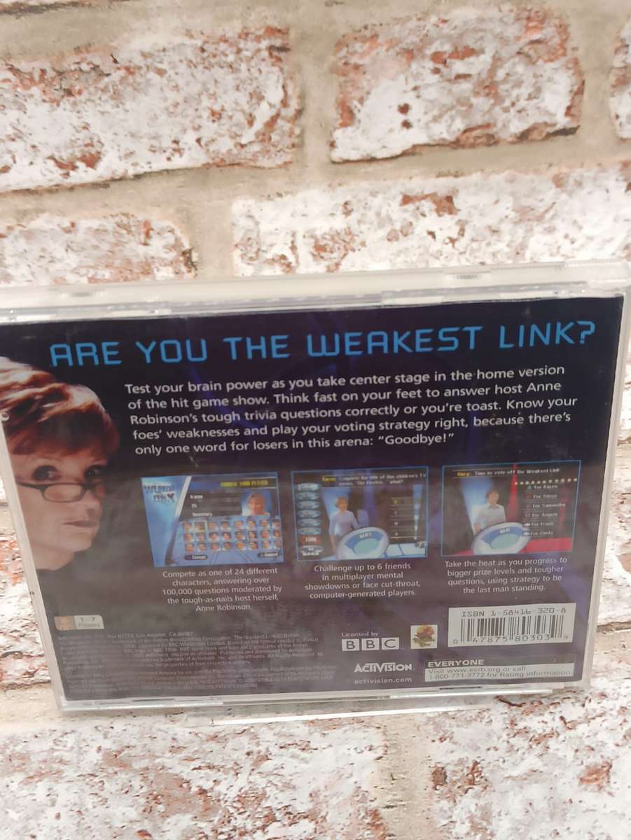 The Weakest Link : PS1 NTSC