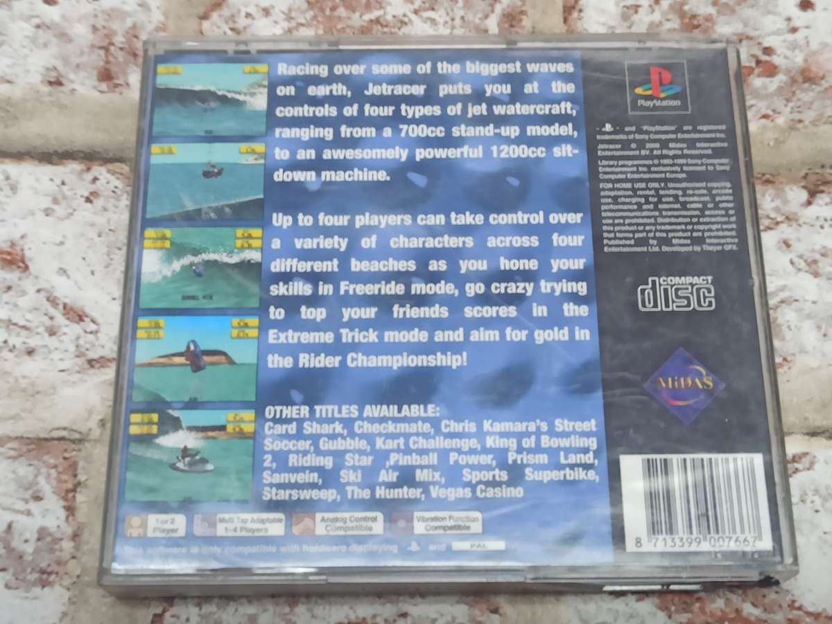 Jetracer : PS1 PAL (Pre-owned)