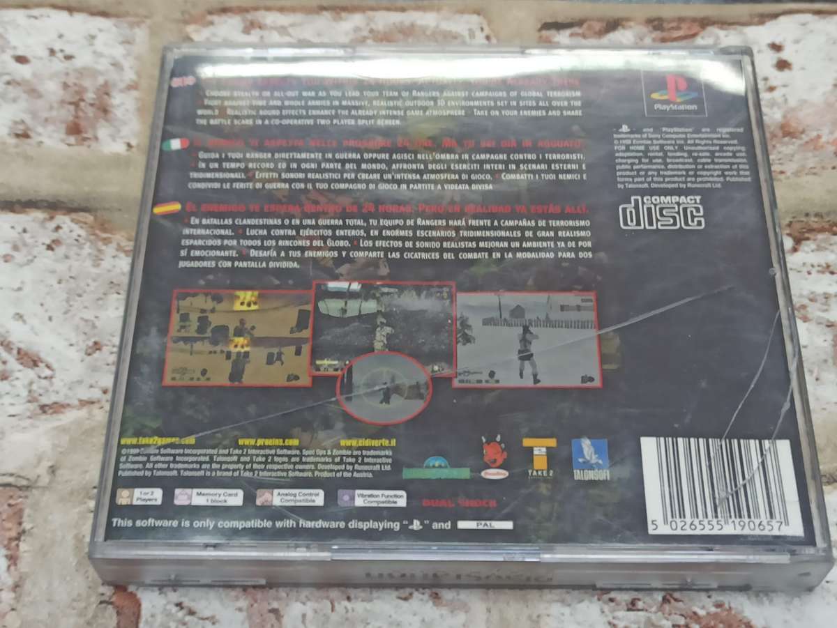 Spec Ops Stealth Patrol : PS1 PAL