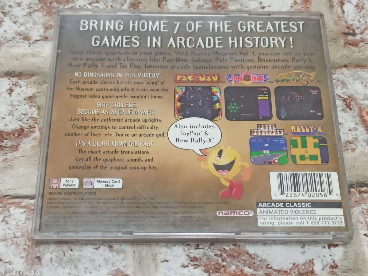 Namco Museum Volume 1 : PS1 NTSC (Pre-owned)