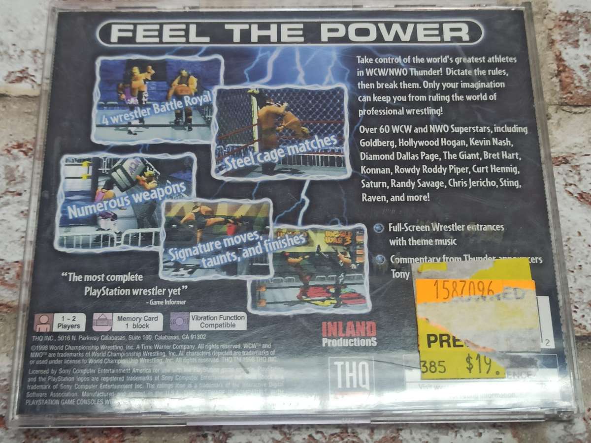 WCW/NWO Thunder : PS1 NTSC (Pre-owned)