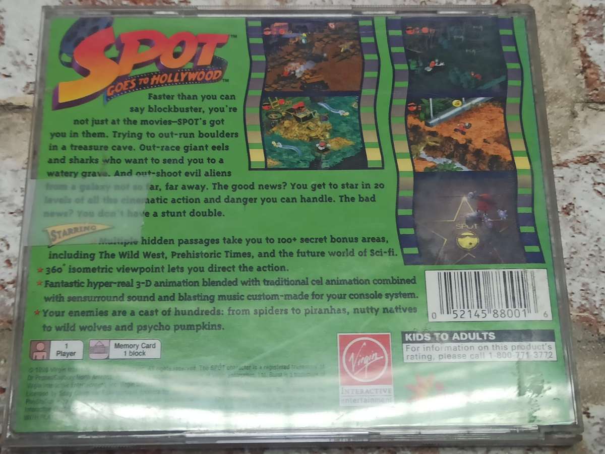SPOT Goes to Hollywood : PS1 NTSC